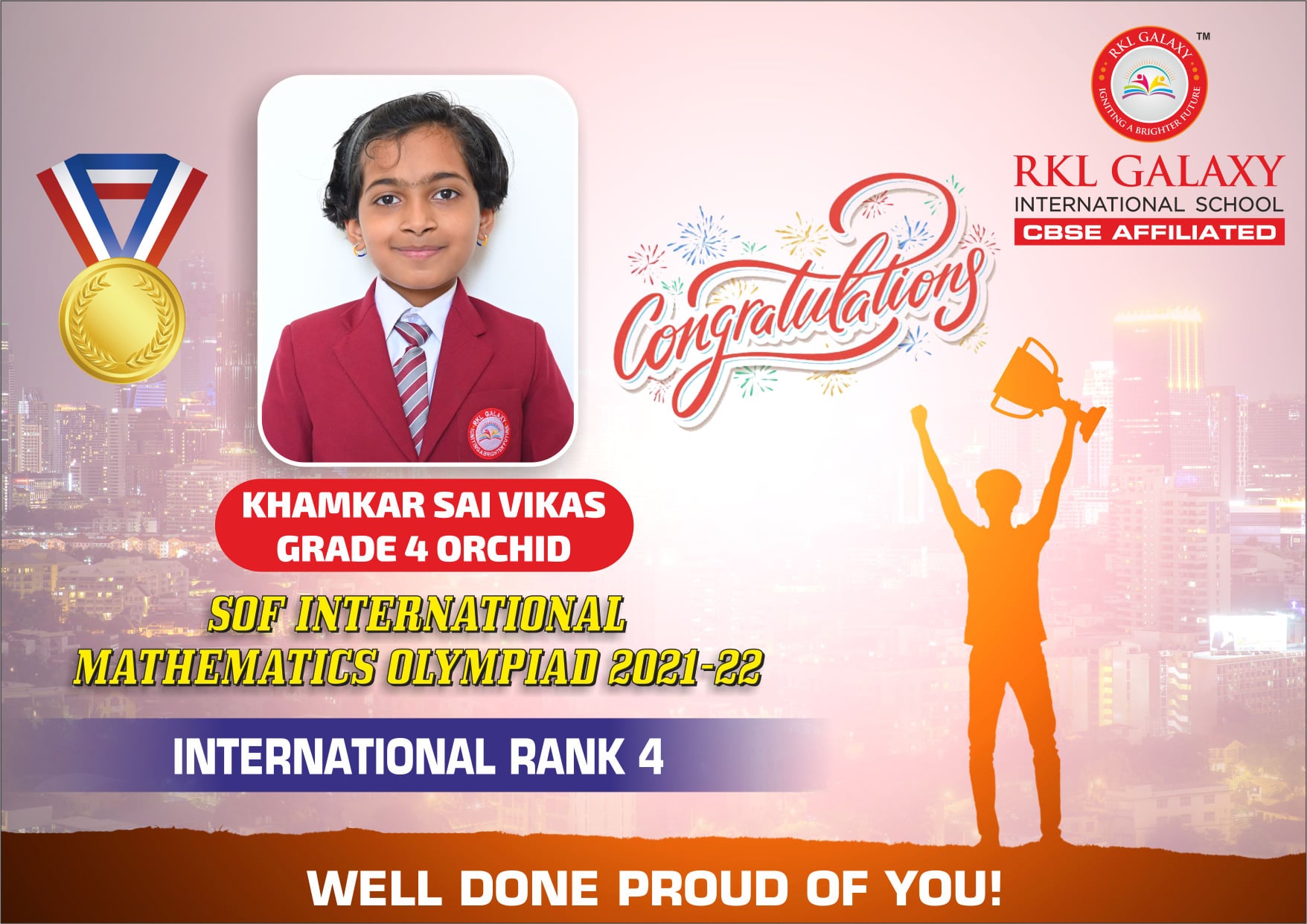 💐💐 Congratulation!... - RKLGalaxy International School | Facebook