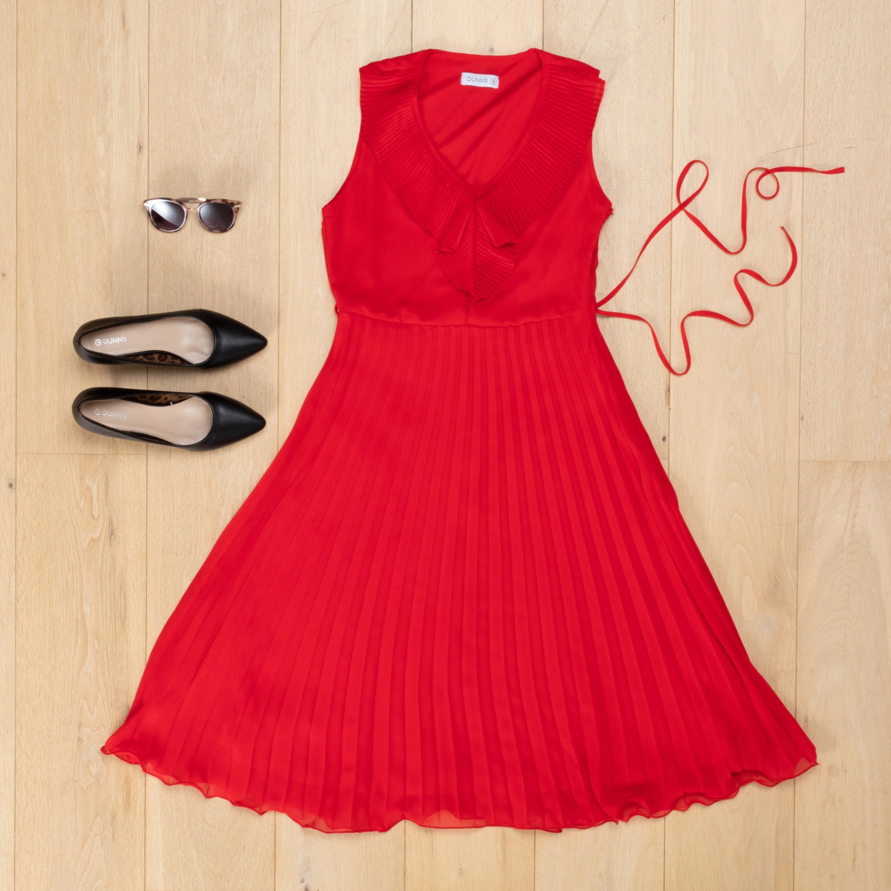 dunns formal dresses From AM to PM Dress 299.00 / Kitty Heels 199.00 (selected stores) / Sunglasses 70.00 dunns women's dress dunns clothing