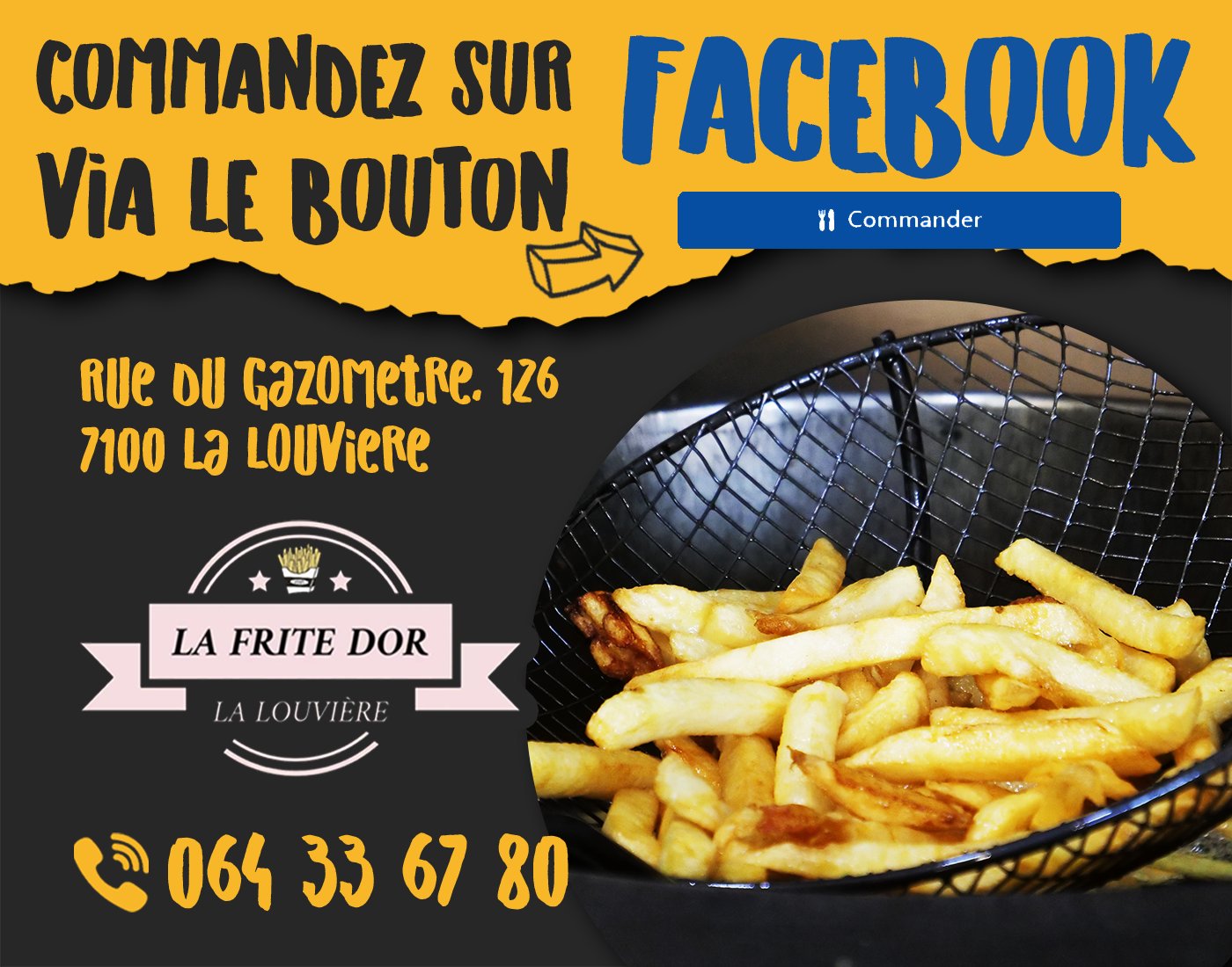La Frite Dor - Notre délicieuse Frites 😍 N'attendez plus et commandez ...