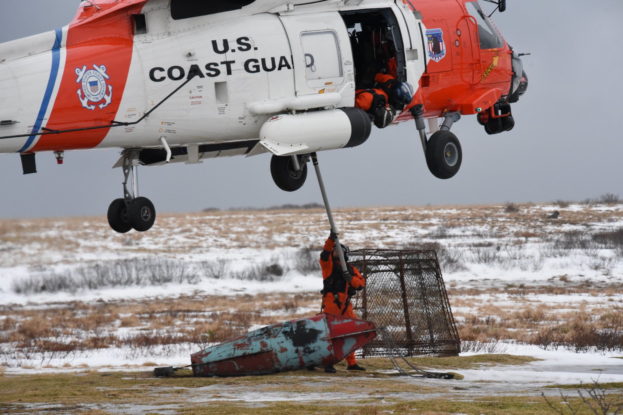U.S. - Coast Guard Petty Officer 3rd Class James Crenshaw, a Kodiak ...
