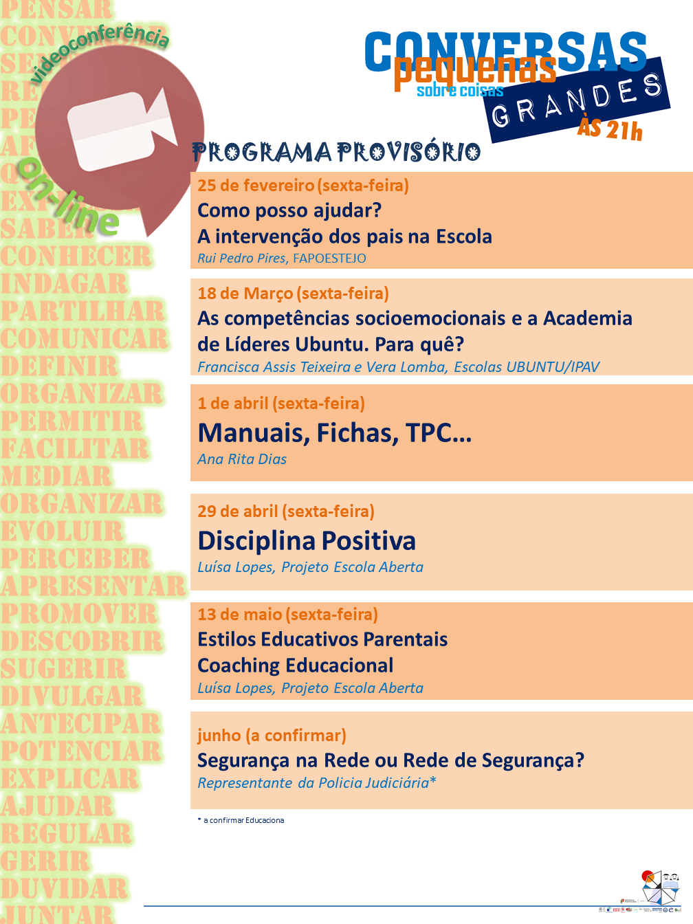 AEPAL - CONVERSAS PEQUENAS SOBRE COISAS GRANDES Porque,... | Facebook