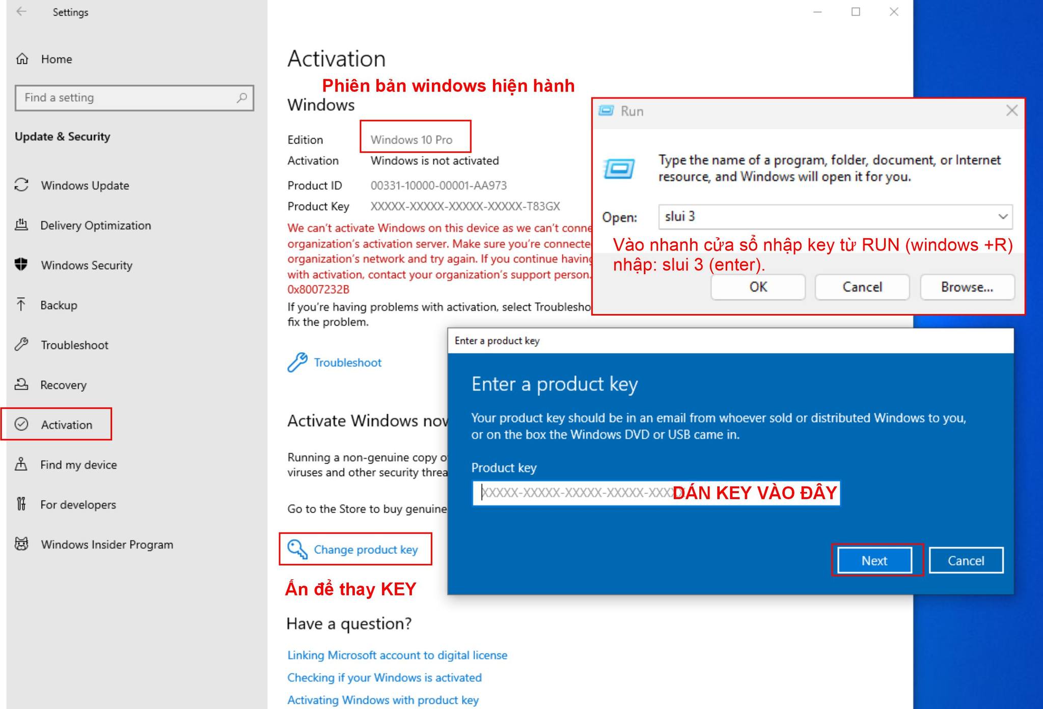 Nguyễn - Code C++ vui phết ha. Tôi thử ẩn cái thông báo Active Windows ...