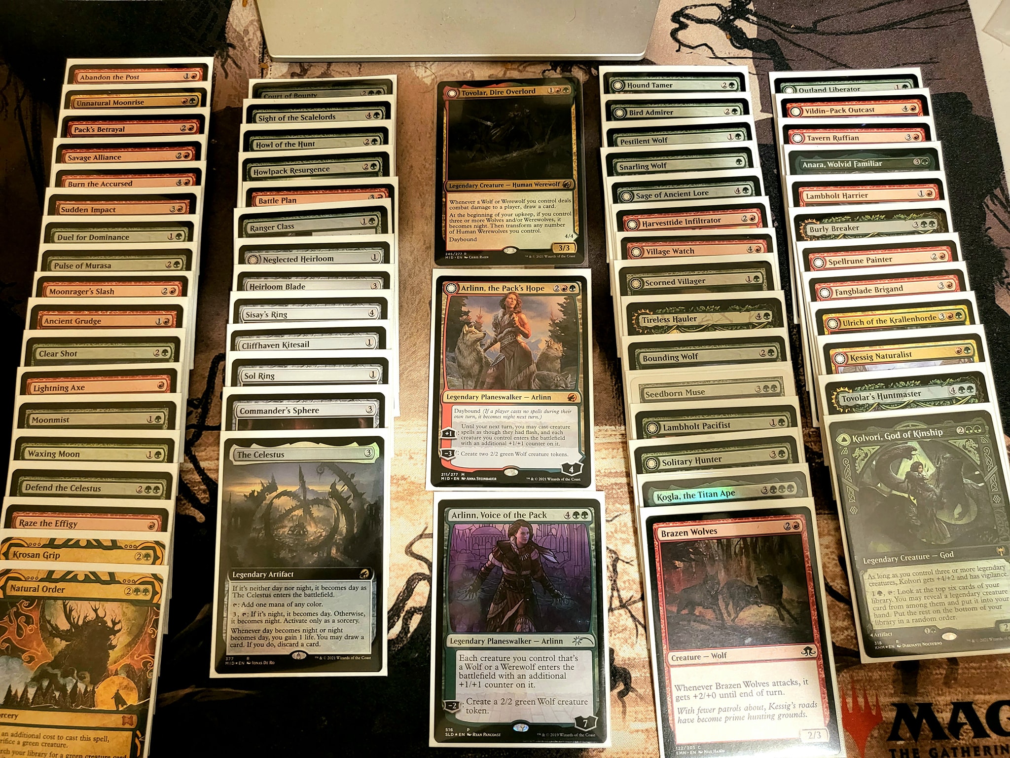 mtg tovolar commander deck Elite Werewolf - - Gruul - Red Green - EDH - 100 Card - Custom Magic The Gathering Deck How the deck works How to build a Tovolar
