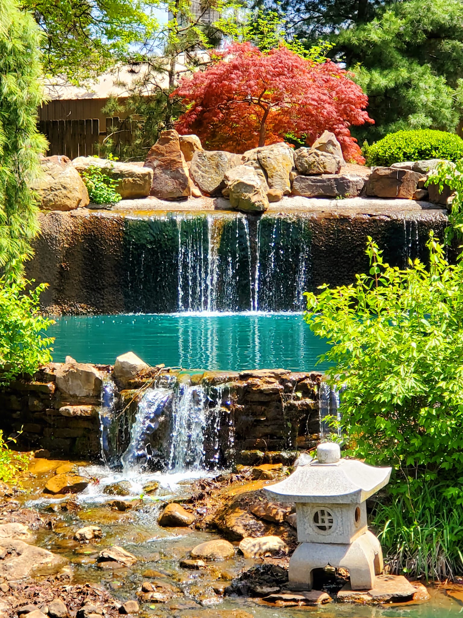 Mizumoto Japanese stroll garden at Nathaniel Greene Park