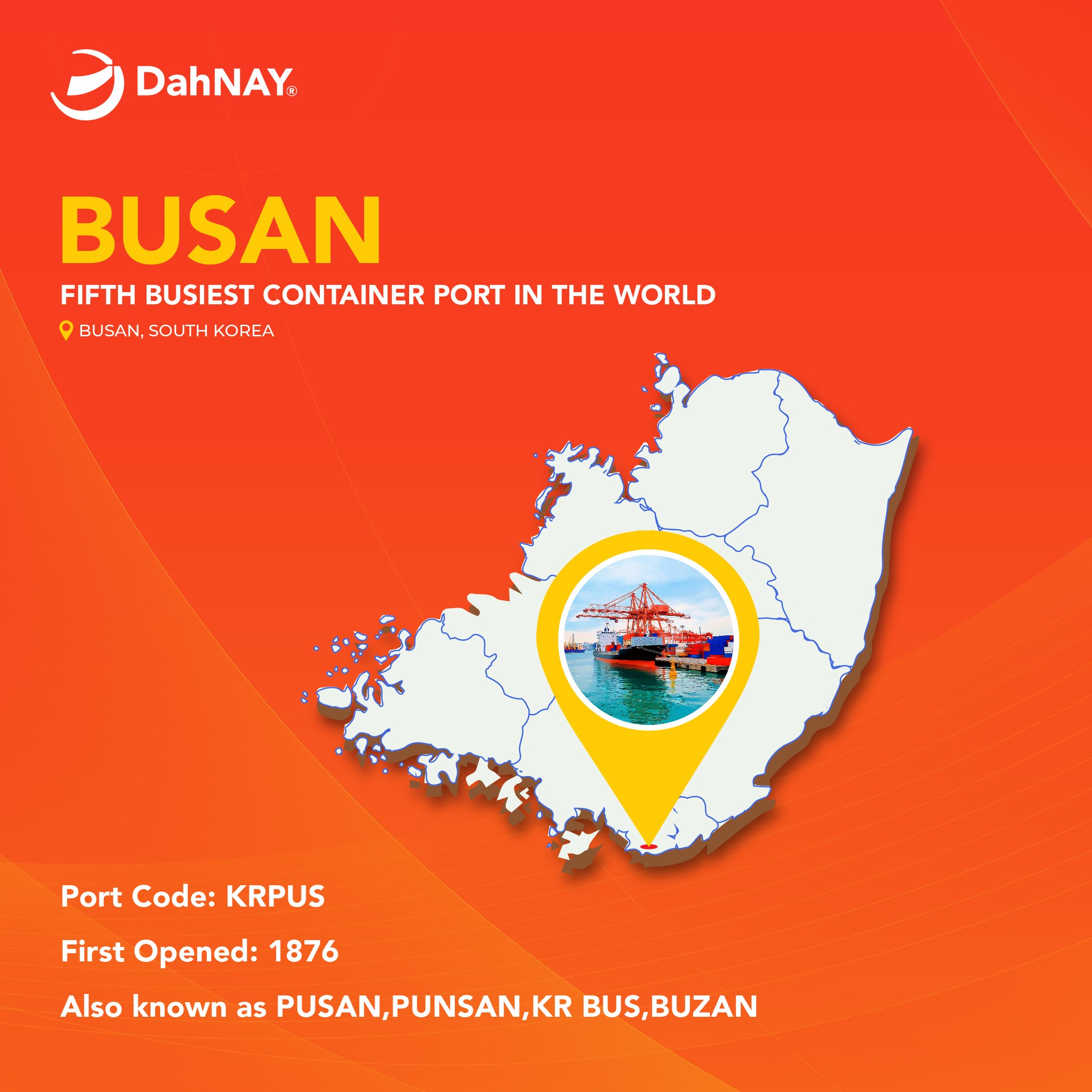 The Port of Busan, located in South... - Dahnay Logistics