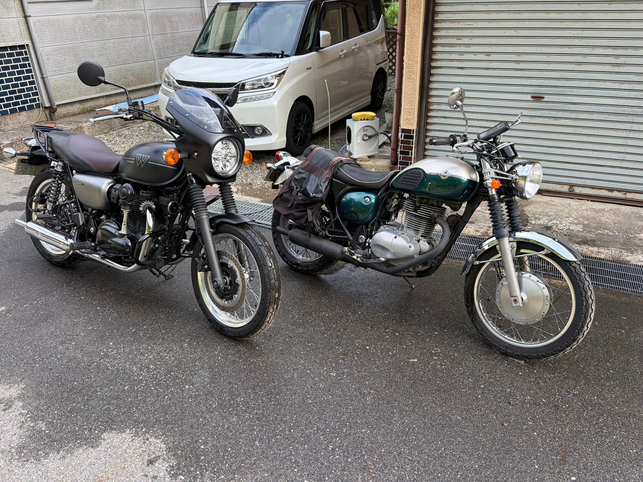 エストレヤ大和ステンレス、ロングキャブトンマフラーのサウンド依頼を 