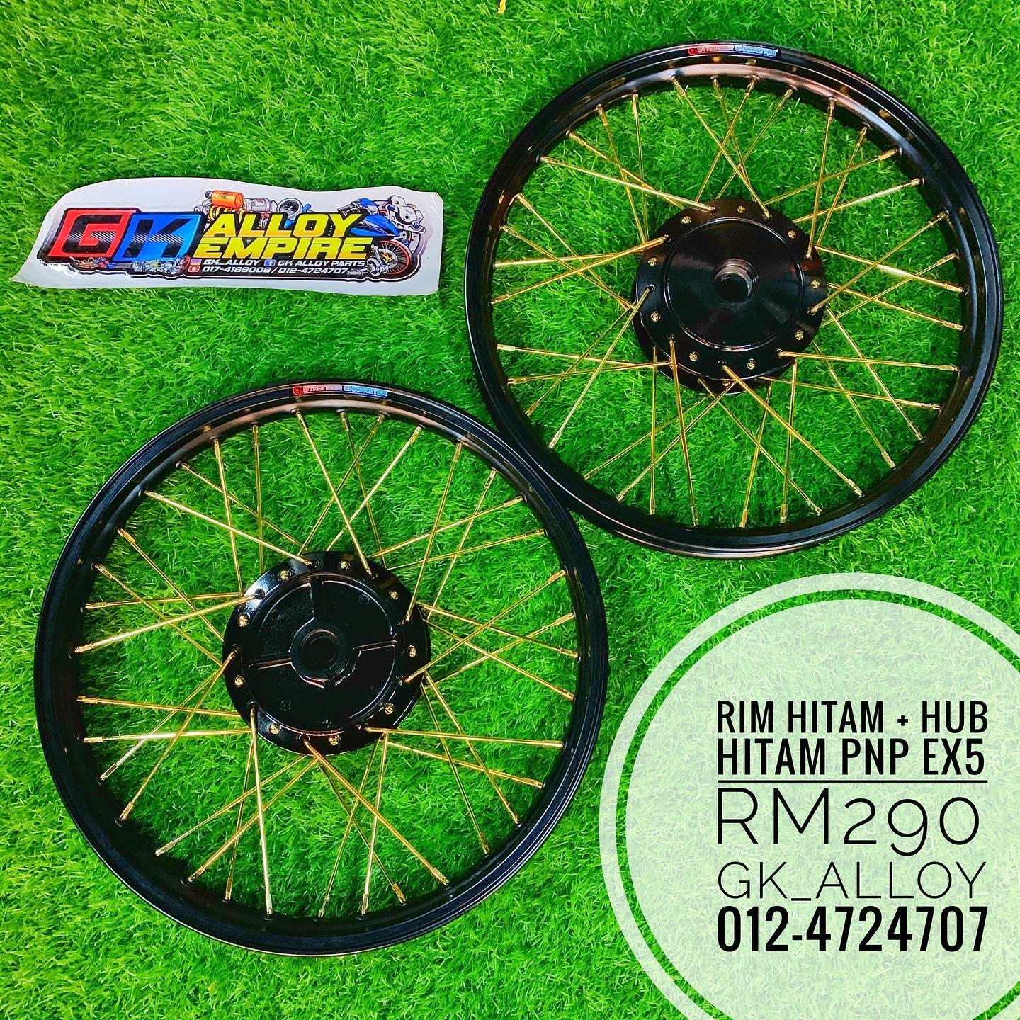 Corak Rim Alloy Banyak Spok Untuk Basikal