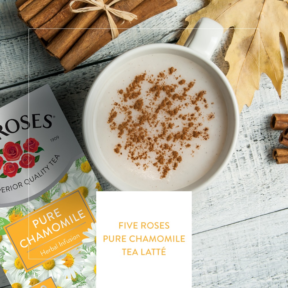 Five Roses Tea - Five Roses Pure Chamomile infused in warm...