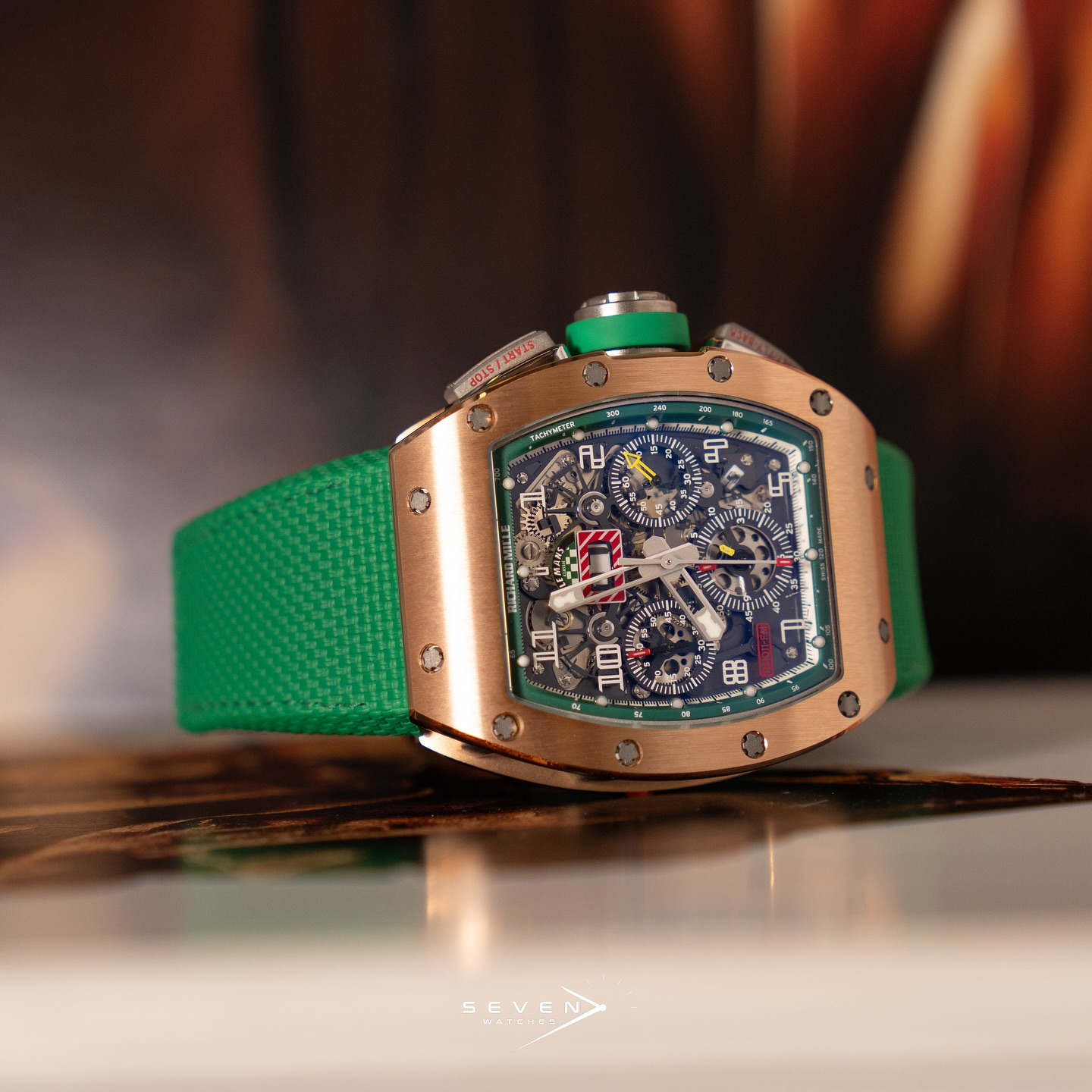Seven7 - Richard Mille RM11-FM Le Mans Titanium & 18k Rose Gold Watch ...