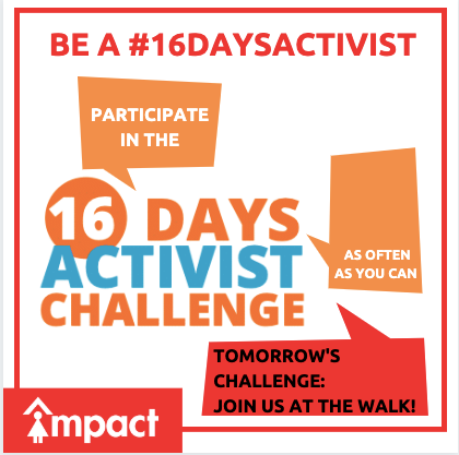 Impact - The 16 Days of Activism against Gender-Based...
