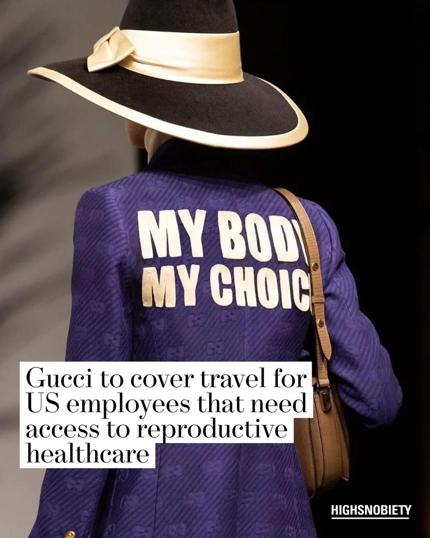My Body My Choice' is a feminist slogan from the 70s which appears