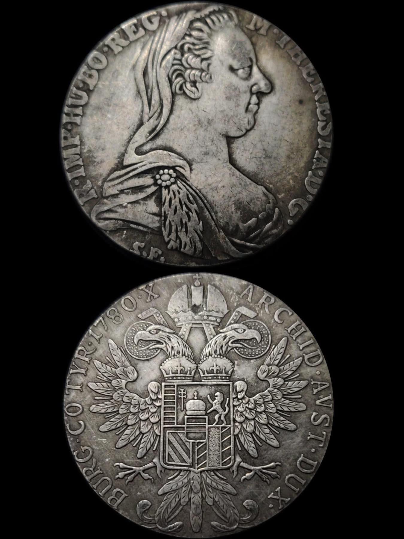 Austrian 1780 Maria Theresa Thaler token