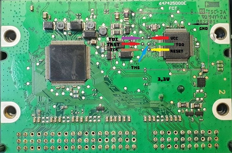 Read/Write sensor Airbag Peugeot Veoneer 9850344180 pinout photo :)
