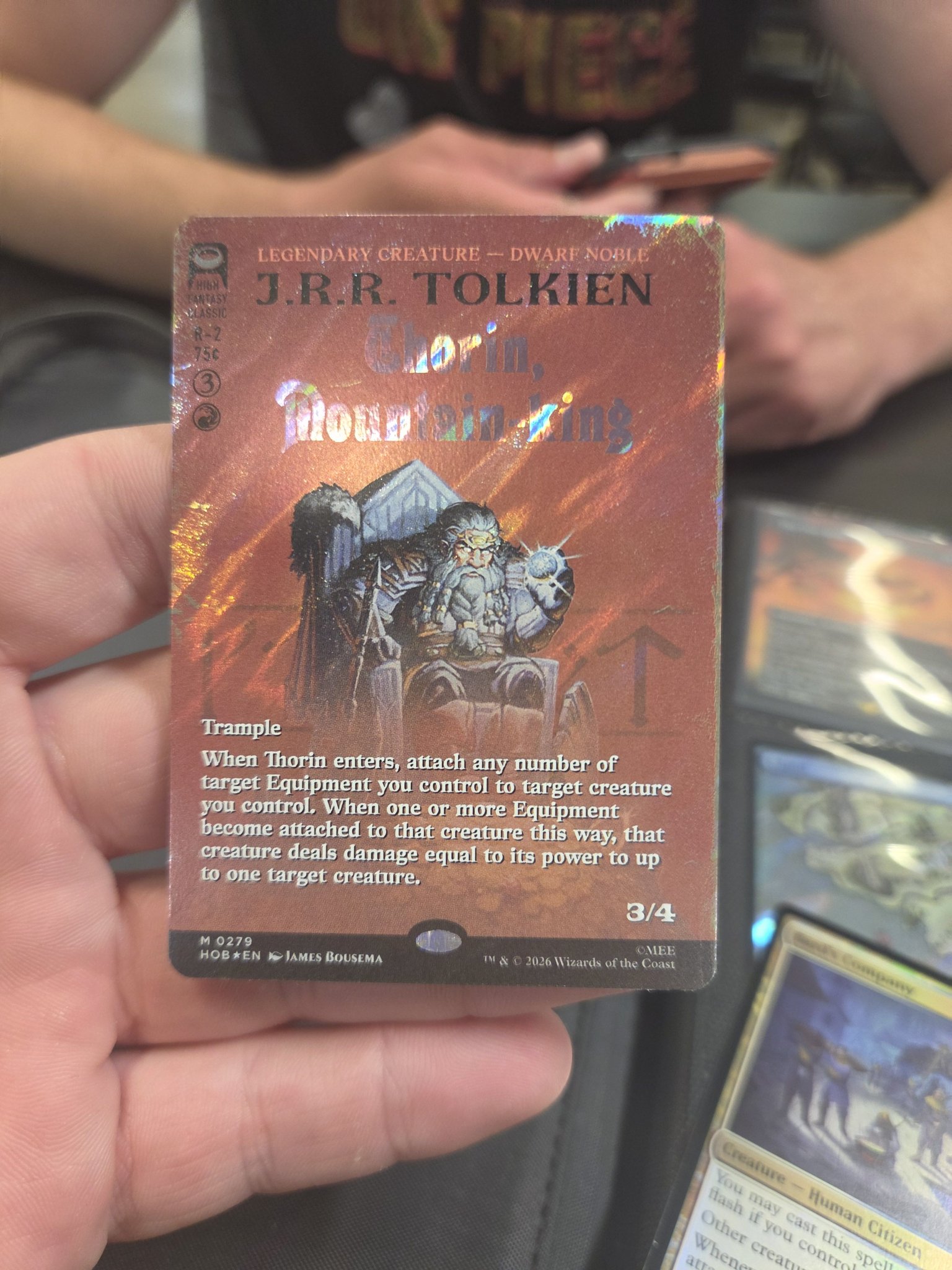 What is the value of a surge foil Thorin, Mountain King card?