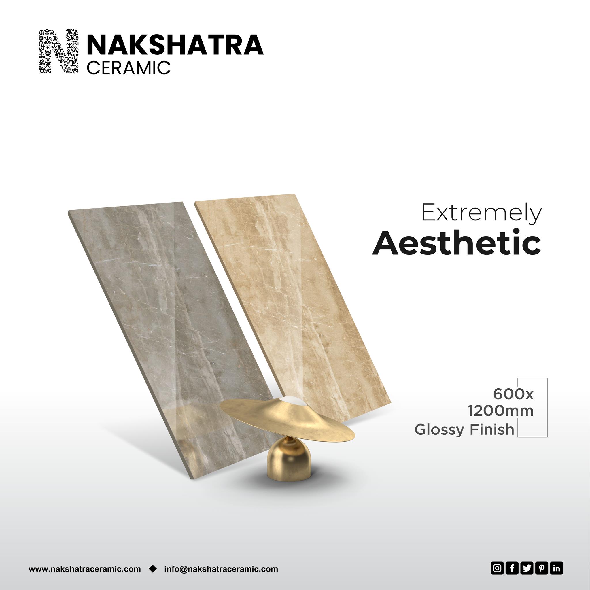 EXTREMELY AESTHETIC SIZE: 600X1200MM... - Nakshatra Ceramic | Facebook
