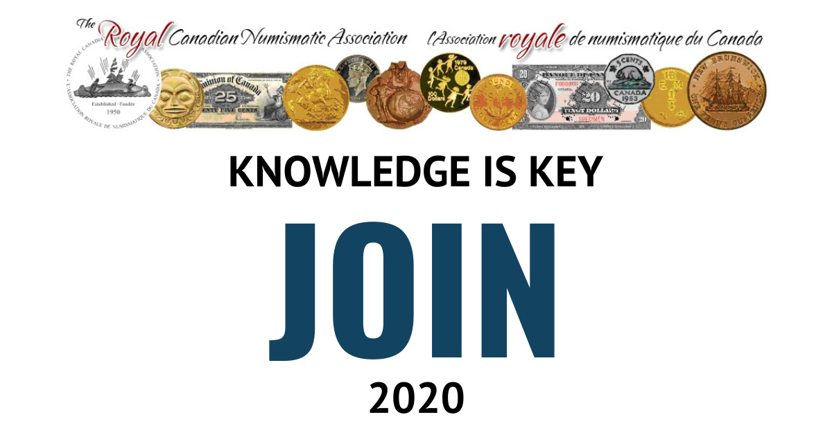 Join the RCNA in... - Royal Canadian Numismatic Association