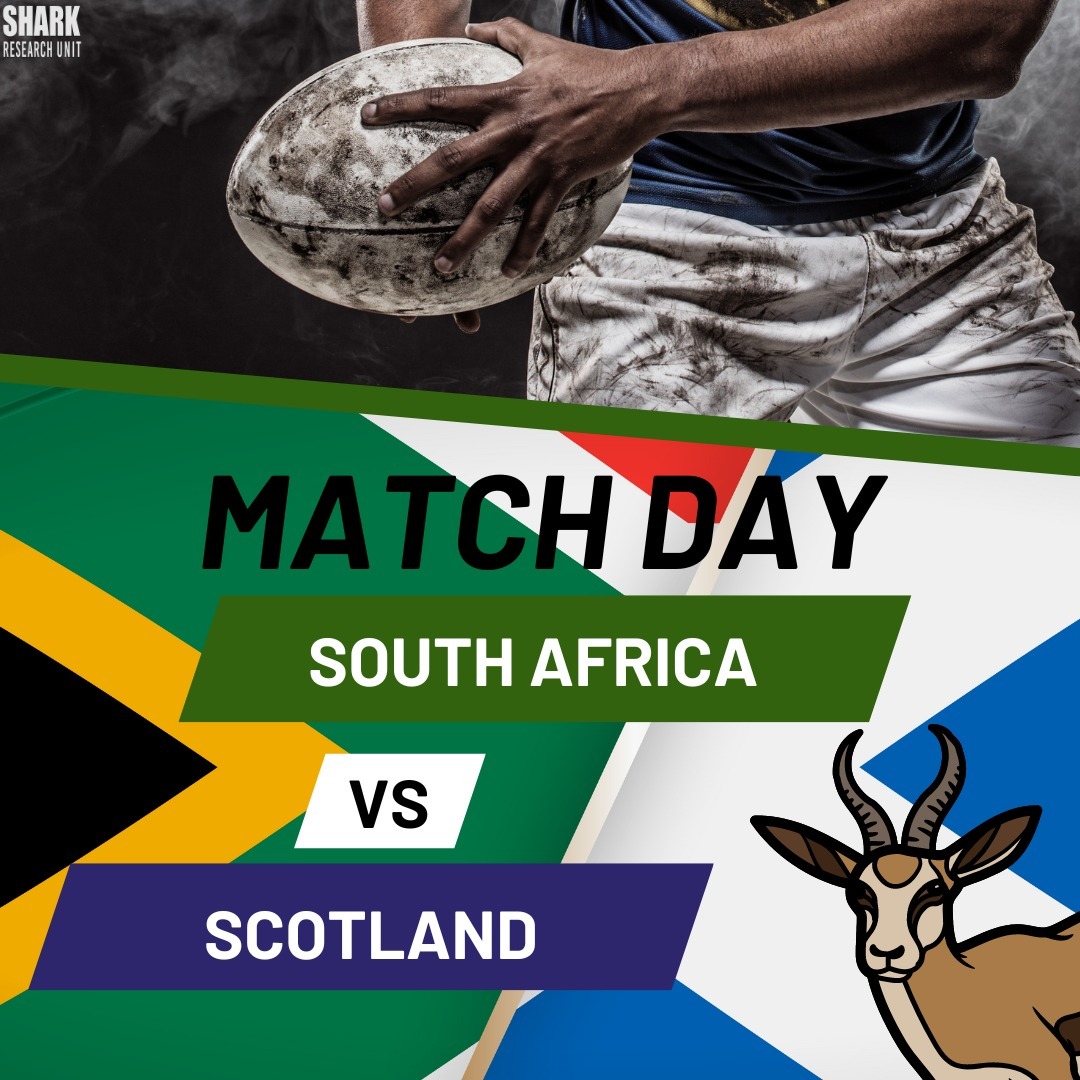 🦈🏉 Go Springboks, Go! 🏉🦈 The Shark... - Shark Research Unit