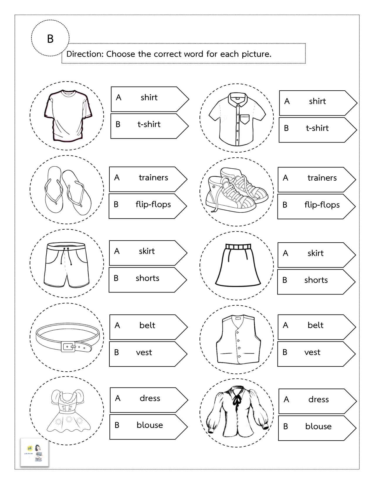 English Worksheet by Kru.Aor