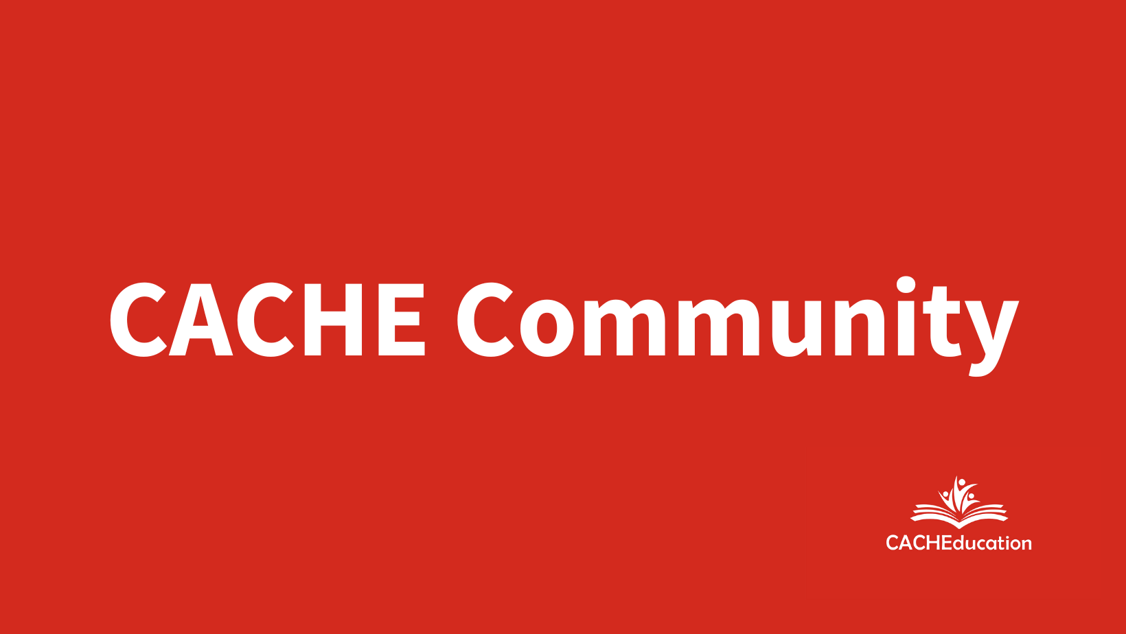 CACHE Community | Facebook