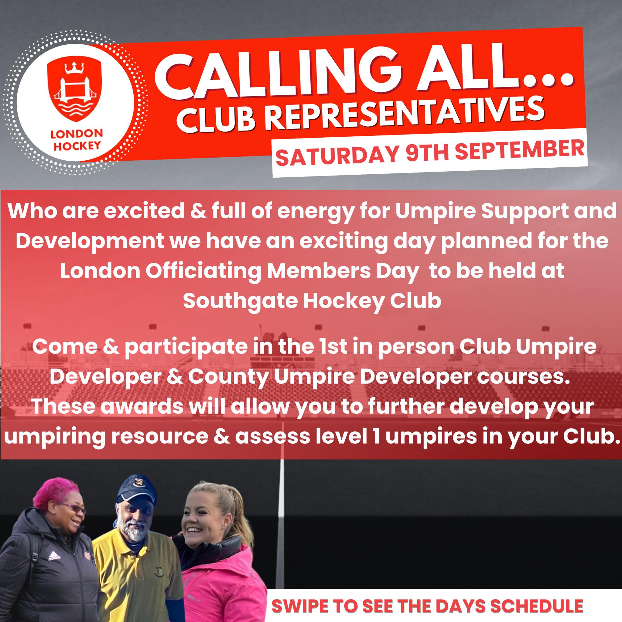 📞 Club Representative… Are... - Hockey for London Officiating