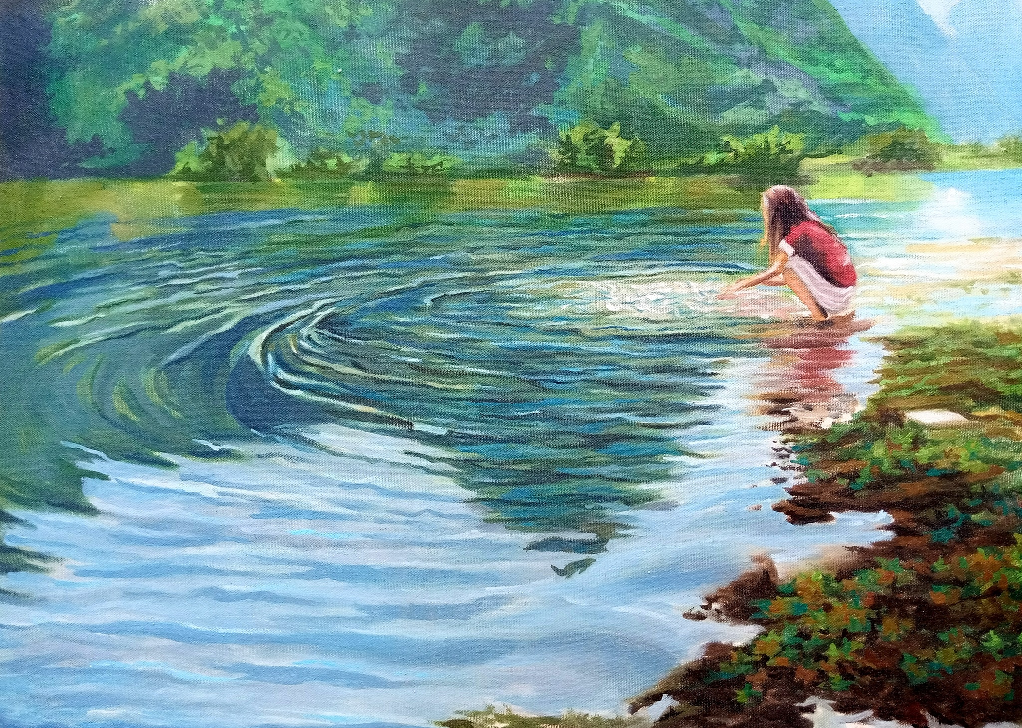 Lake View (油絵) YUKI Lake View (油絵) YUKI