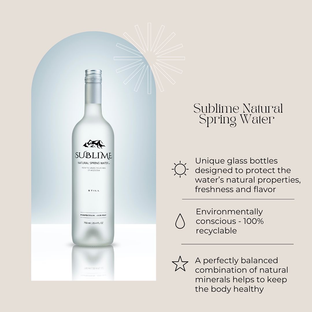 Here are some of the core... - Sublime Natural Spring Water