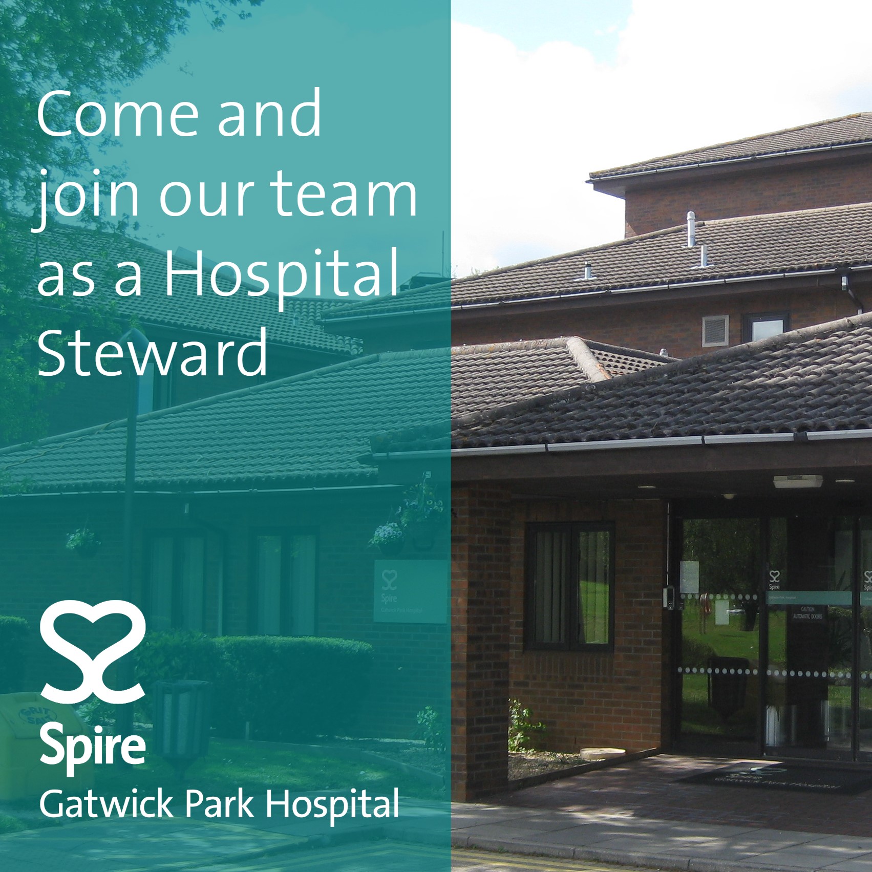 Spire Gatwick Park Hospital Are You Looking For A New Opportunity We Are Currently Looking For Hospital Stewards To Join Our Bank Team At Spire Gatwick Park Hospital To Be Involved