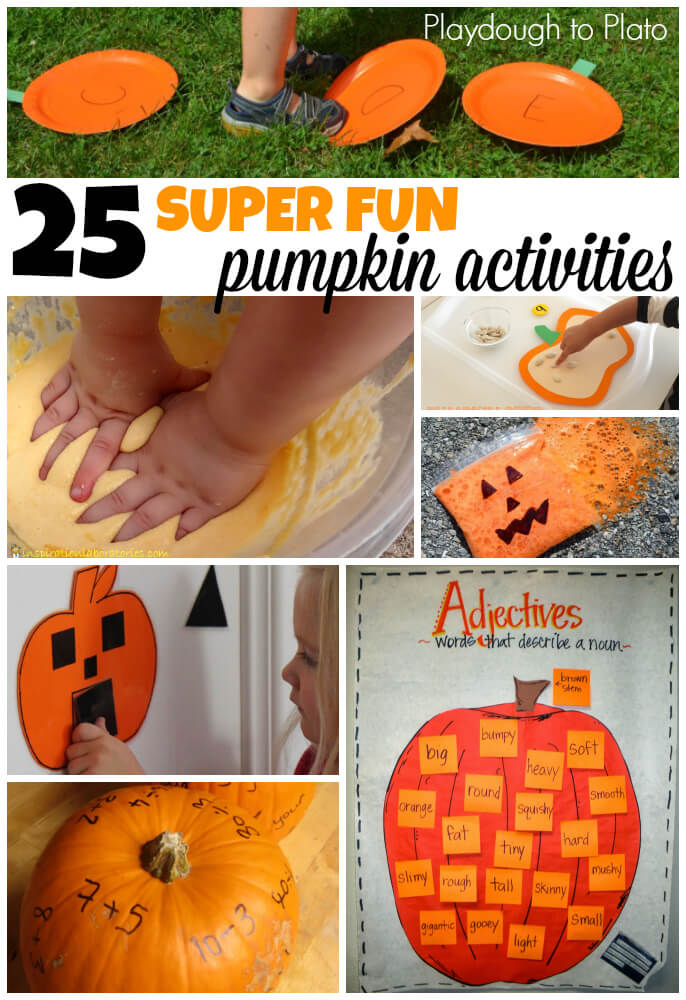 25 Super Fun Pumpkin Activities for... - Playdough to Plato