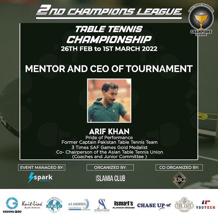 Our Sponsor The Café - Arif Khan Table Tennis Academy | Facebook