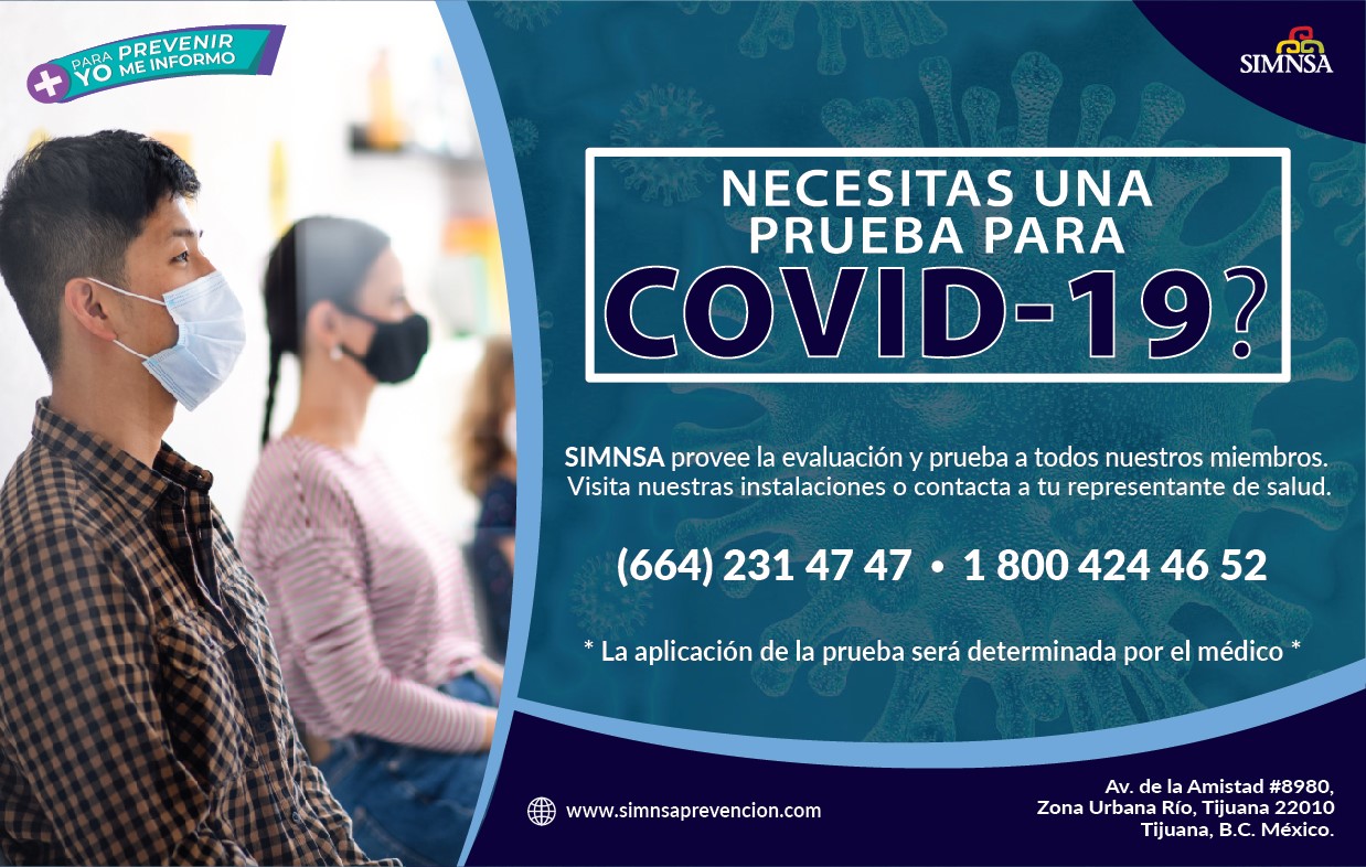 Necesitas una prueba para COVID-19?... - Simnsa Health Care