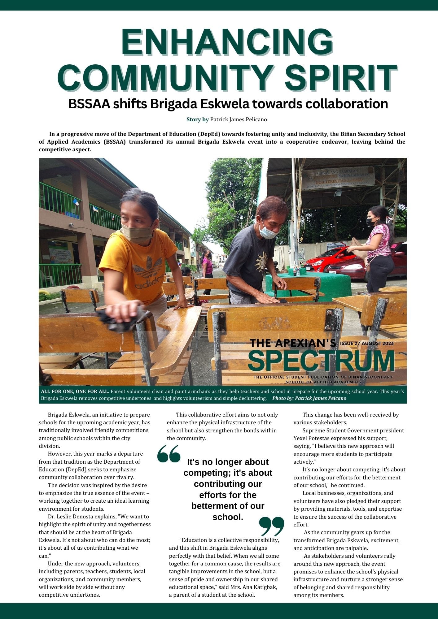 The Department of Education has issued... - BSSAA PACconnect