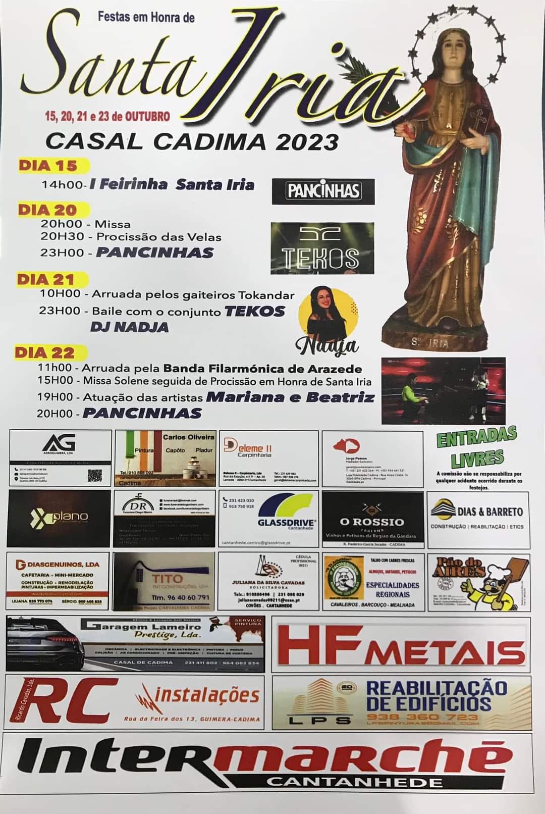 O Casal de Cadima está em festa.... - Freguesia de Cadima