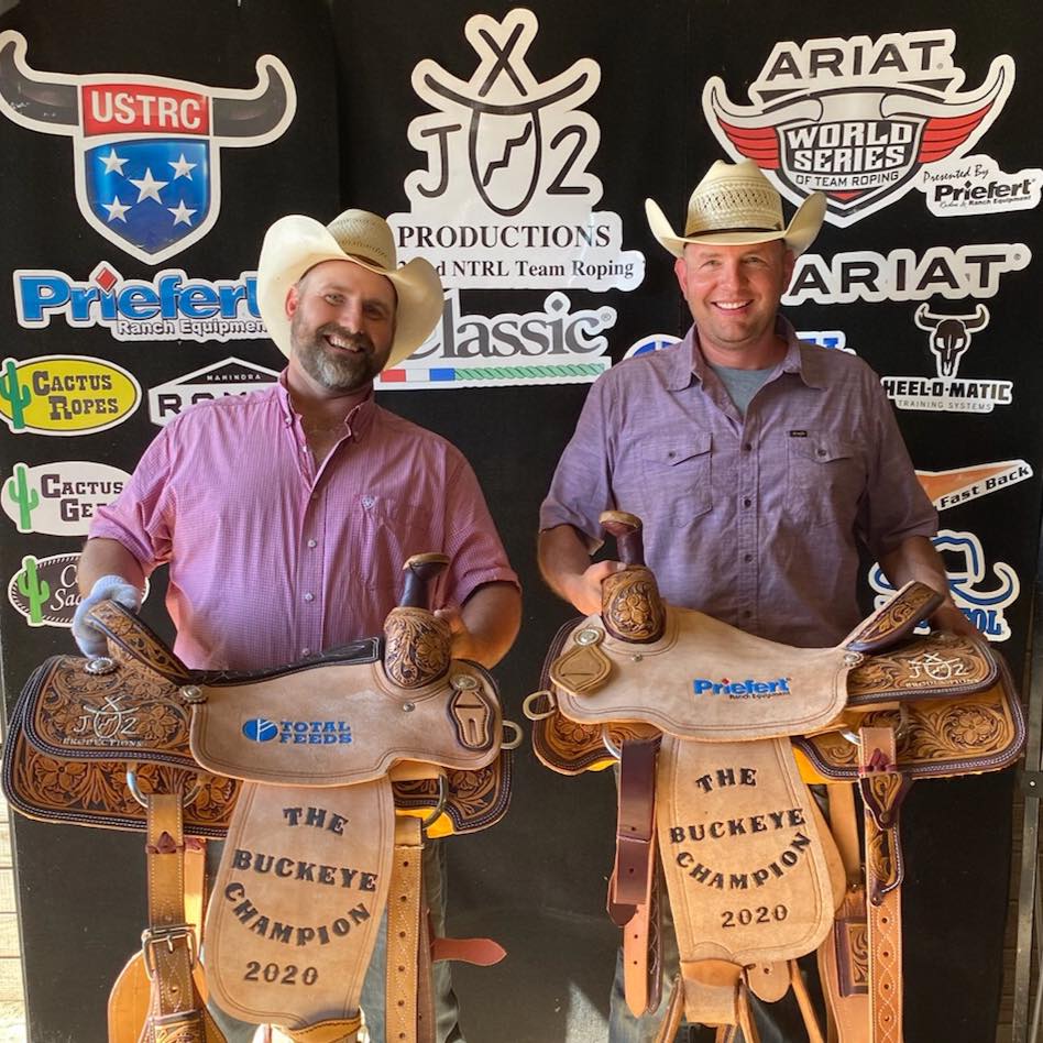 The Buckeye #8.5 USTRC Winners:... - JX2 and NTRL Team Roping