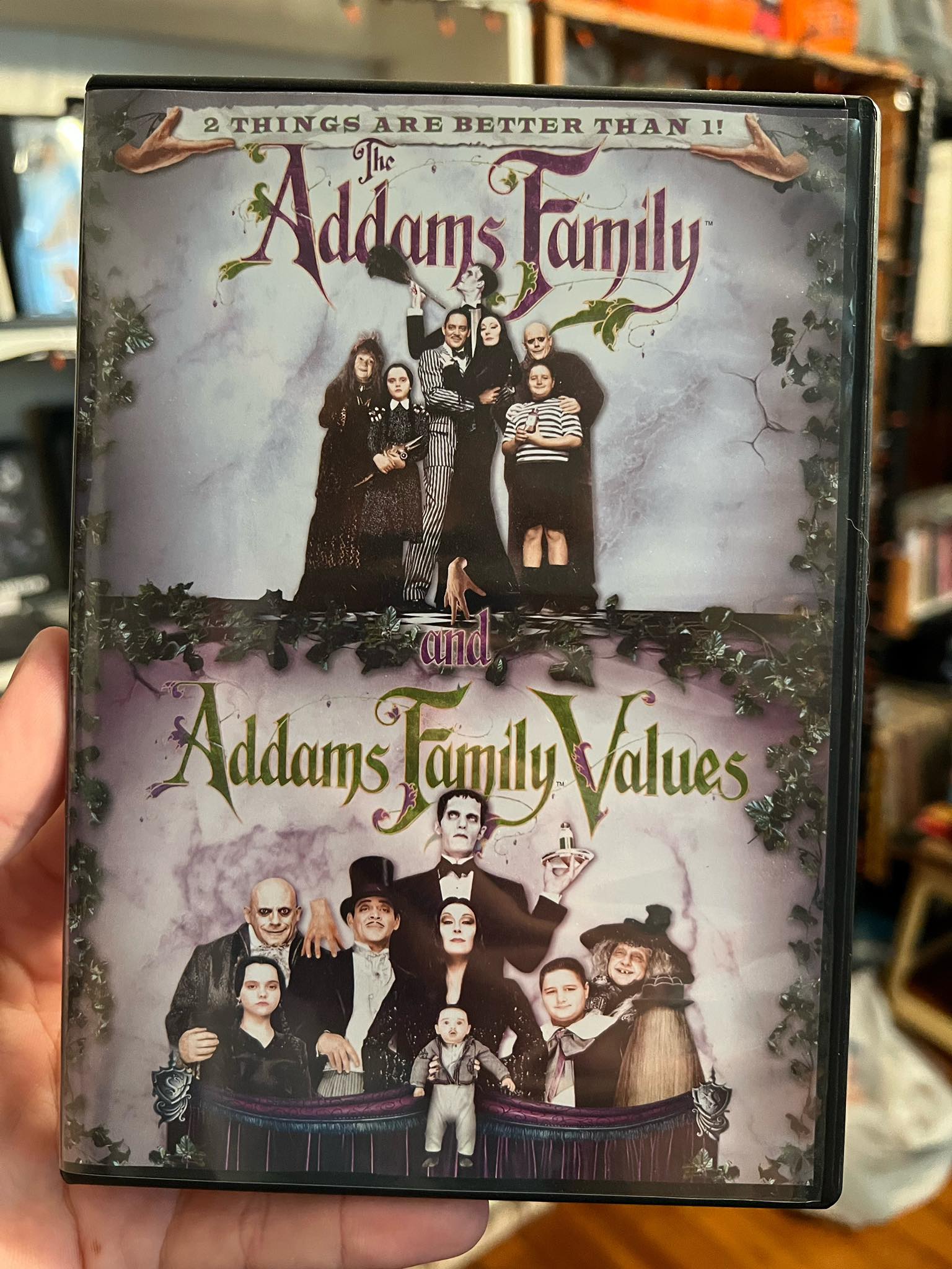 Now watching Addams Family Values! Great sequel!