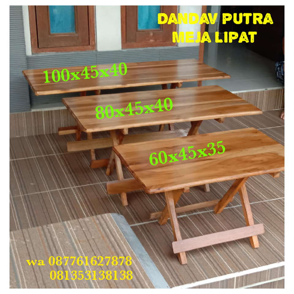 Meja Lipat Ukuran Medium Buat... - Dandav Putra Meja Lipat | Facebook