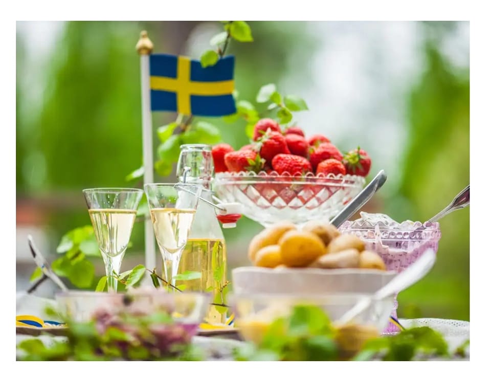 The classic midsummer menu consists of... - I Love My Sweden | Facebook