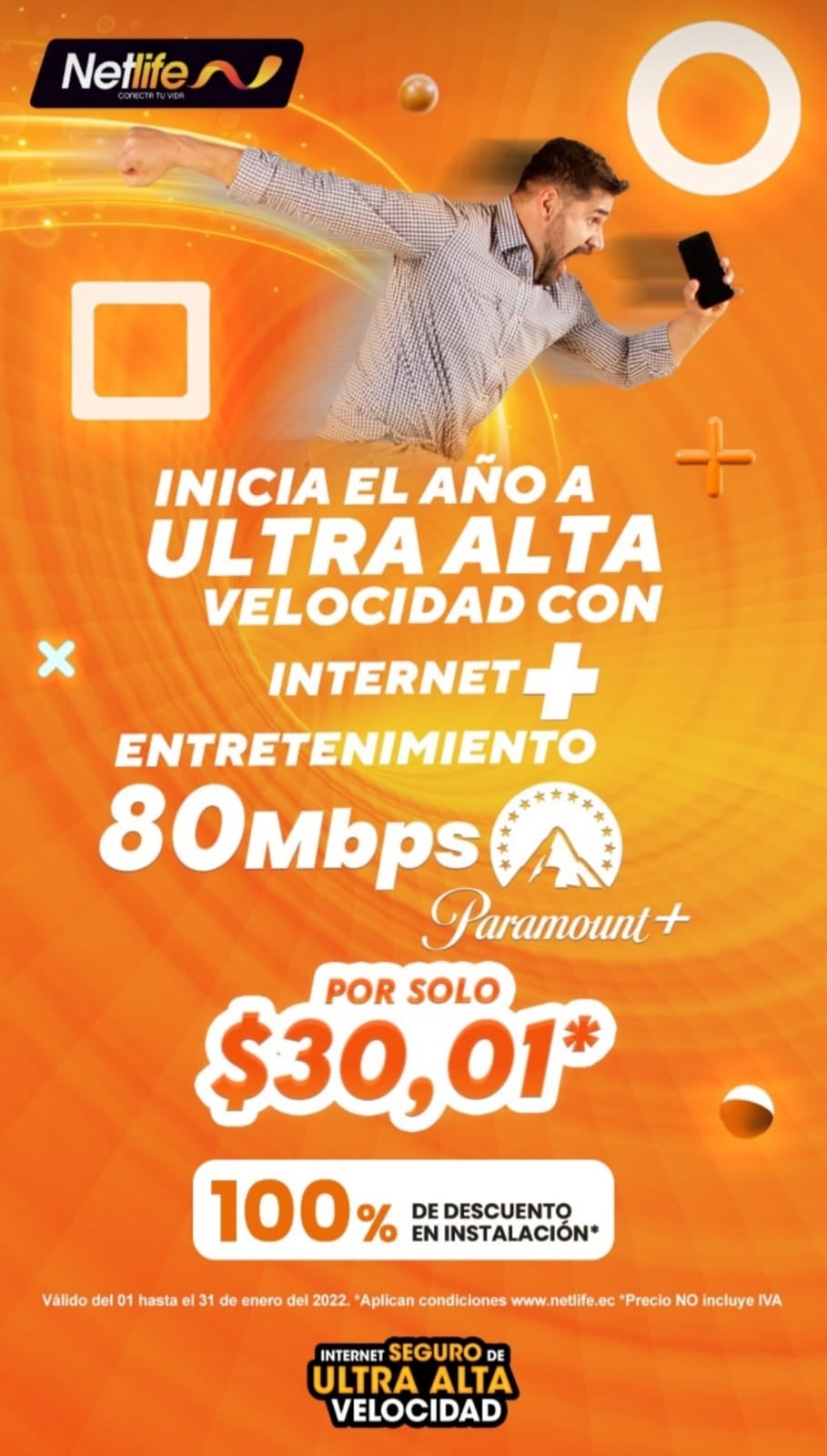 Netlife Ecuador - Distribuidor autorizado T-Conection 3 | Quito
