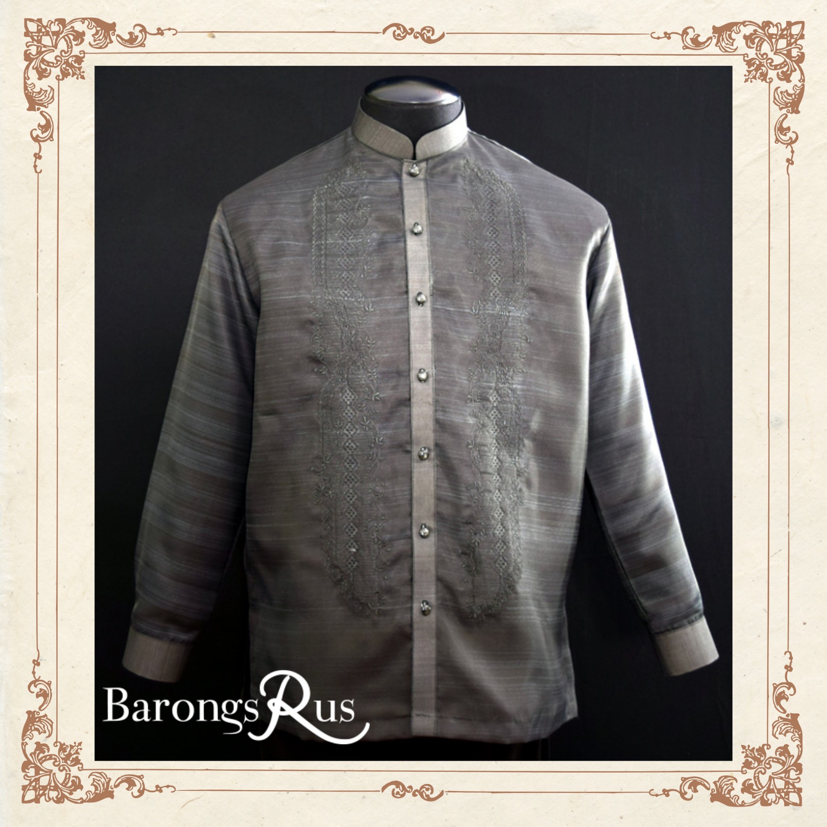 Barongs R Us - BLACK ORGANZA BARONG TAGALOG #3002 This... | Facebook