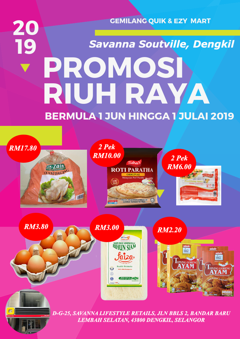 🔥🔥Promosi Riuh Raya !!🔥🔥... - Gemilang Quik & Ezy Mart | Facebook
