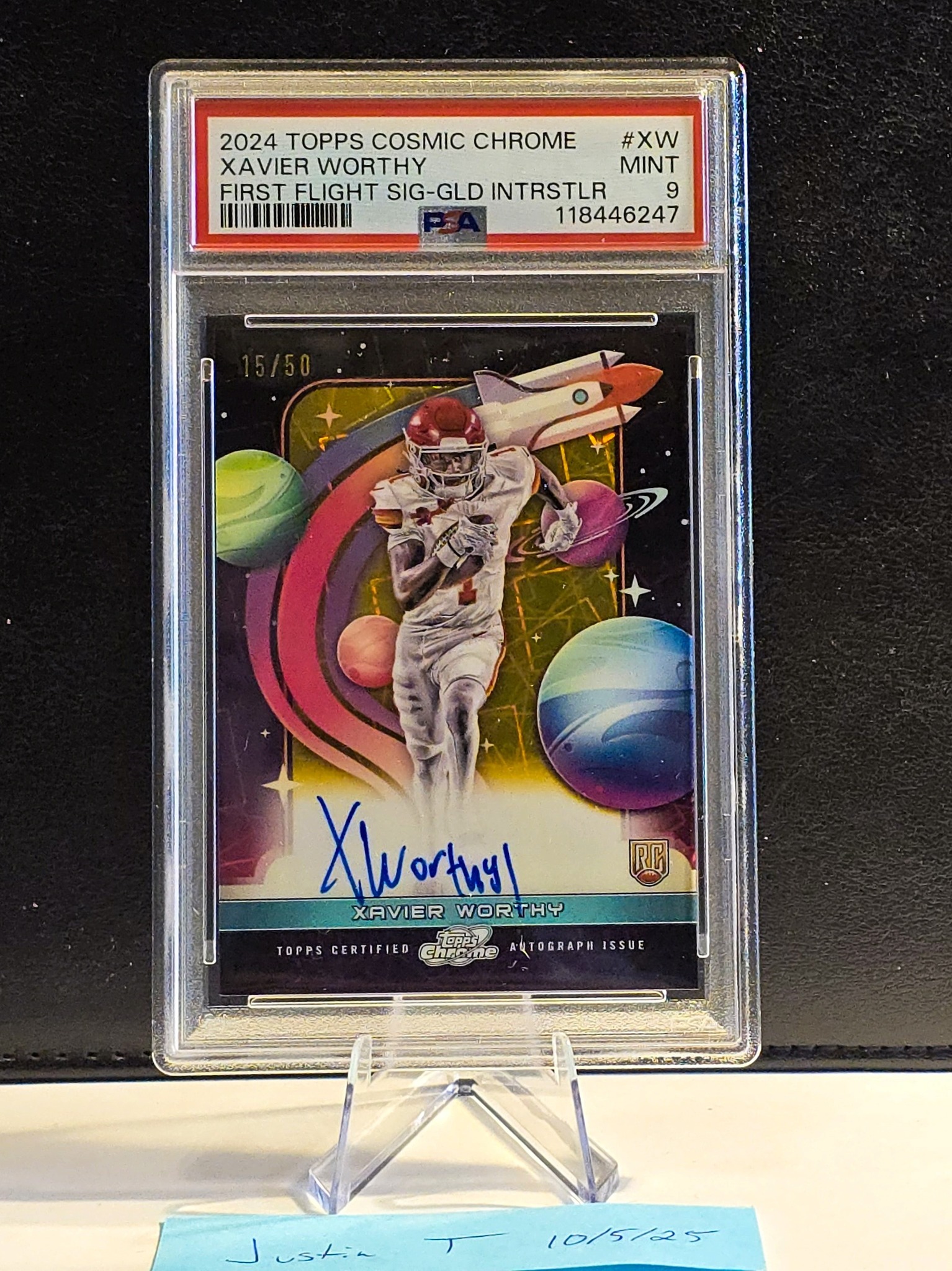 2024 topps chrome cosmic auto gold for sale