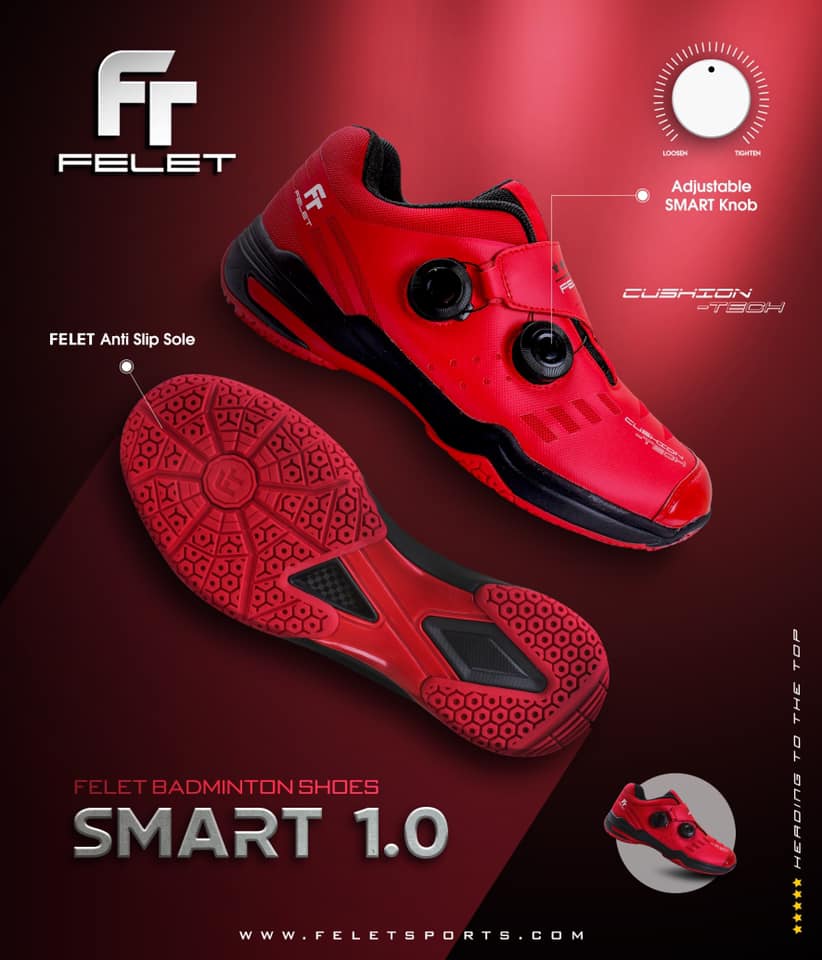 FELET - The FELET SMART 1.0 Badminton shoes designed to... | Facebook