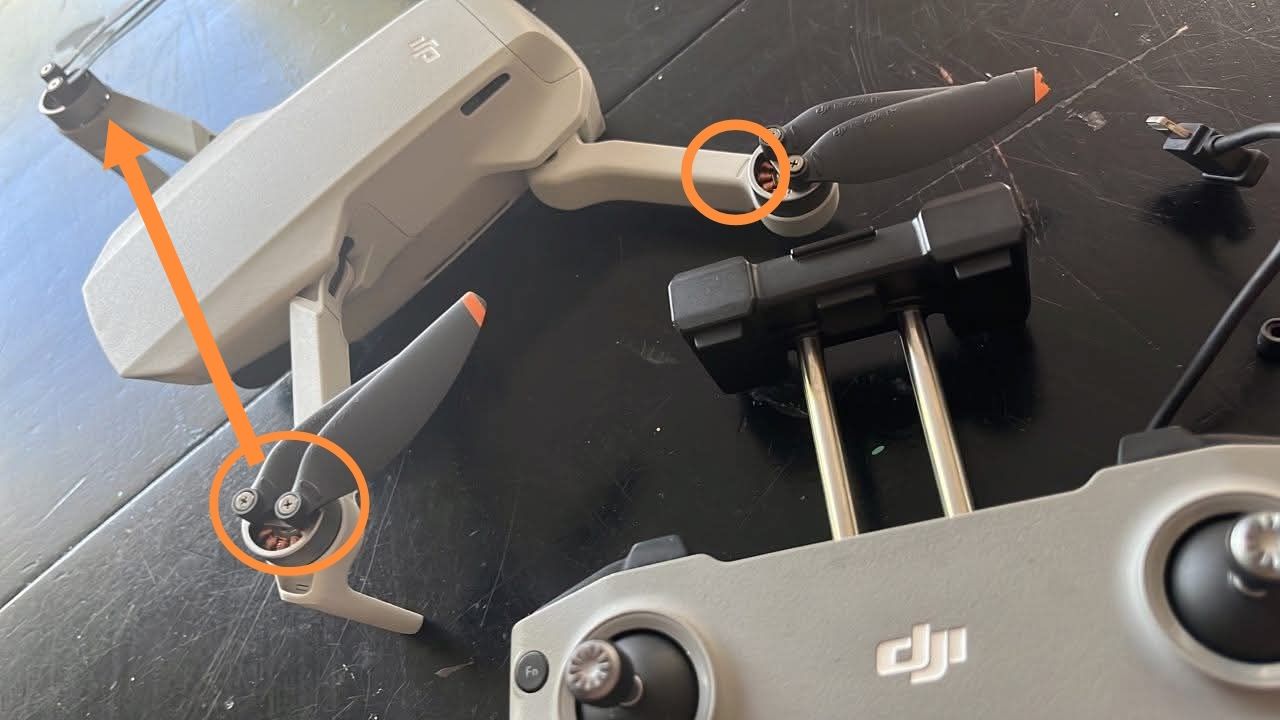 DJI 2 Mini drone repair after crash