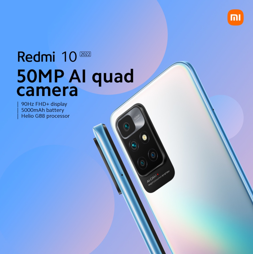 Access the next level of photography with #Redmi102022. With the
