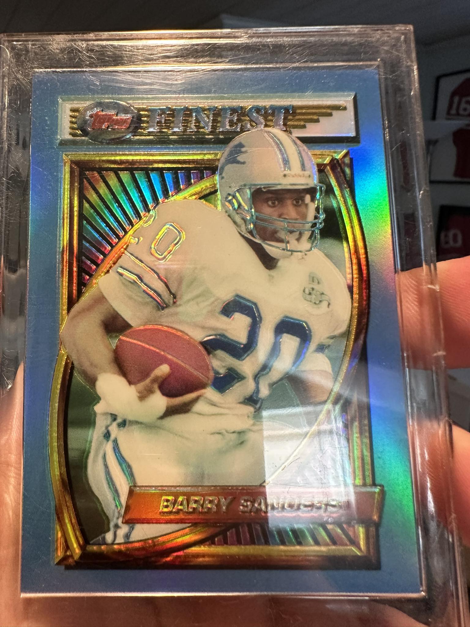How to identify refractor vs standard 90s Topps Finest cards?