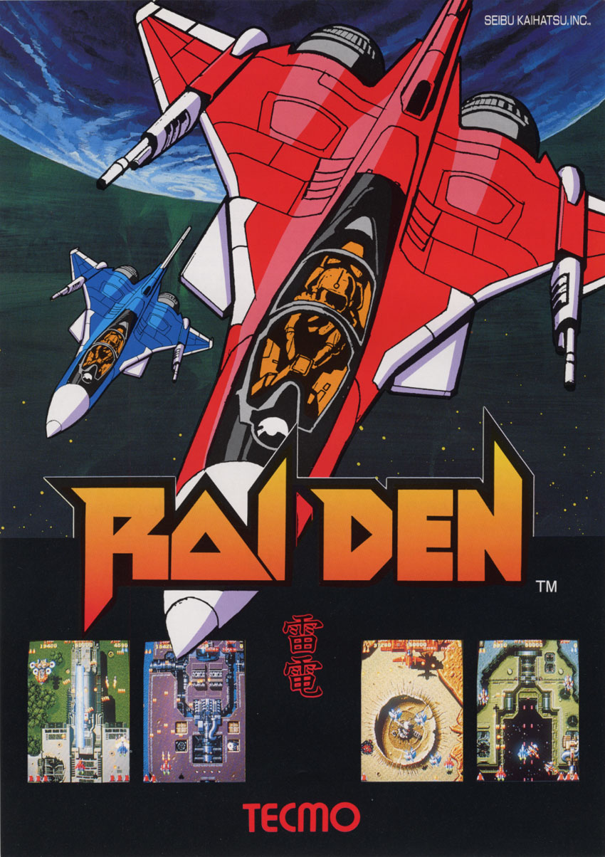 Raiden II (1993) Otherwise known as 雷電II or Raiden Tsū is a 1993