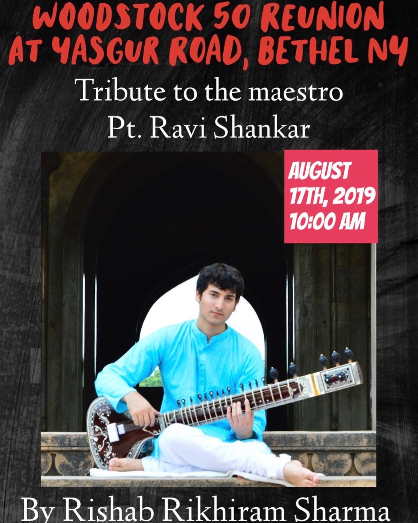 A HUGE honor to be Performing at the Woodstock 50 reunion 