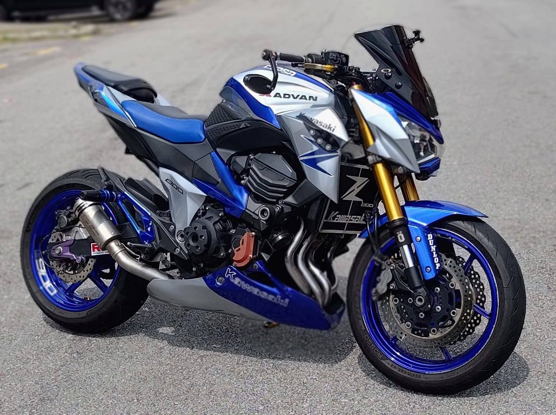 Kawasaki Z800 Blue Silver ABS for sale! ✅️ ✨ MANUFACTURED 2016