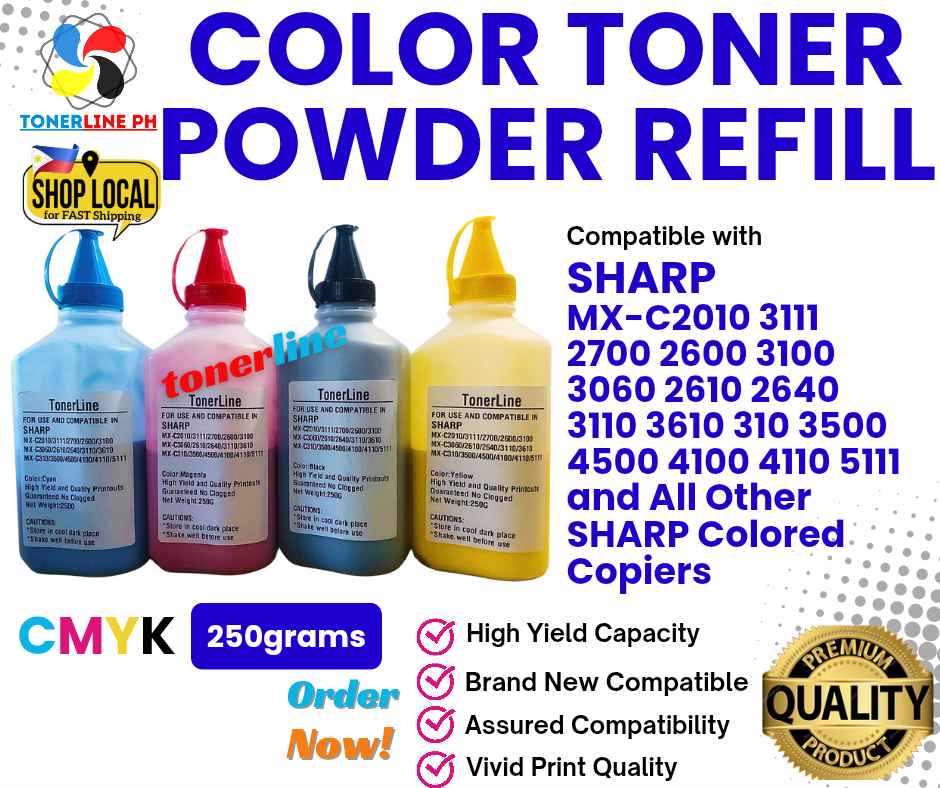 Samahan ng mga Pilipinong Copier Technician | Sharp Color Toner Powder ...