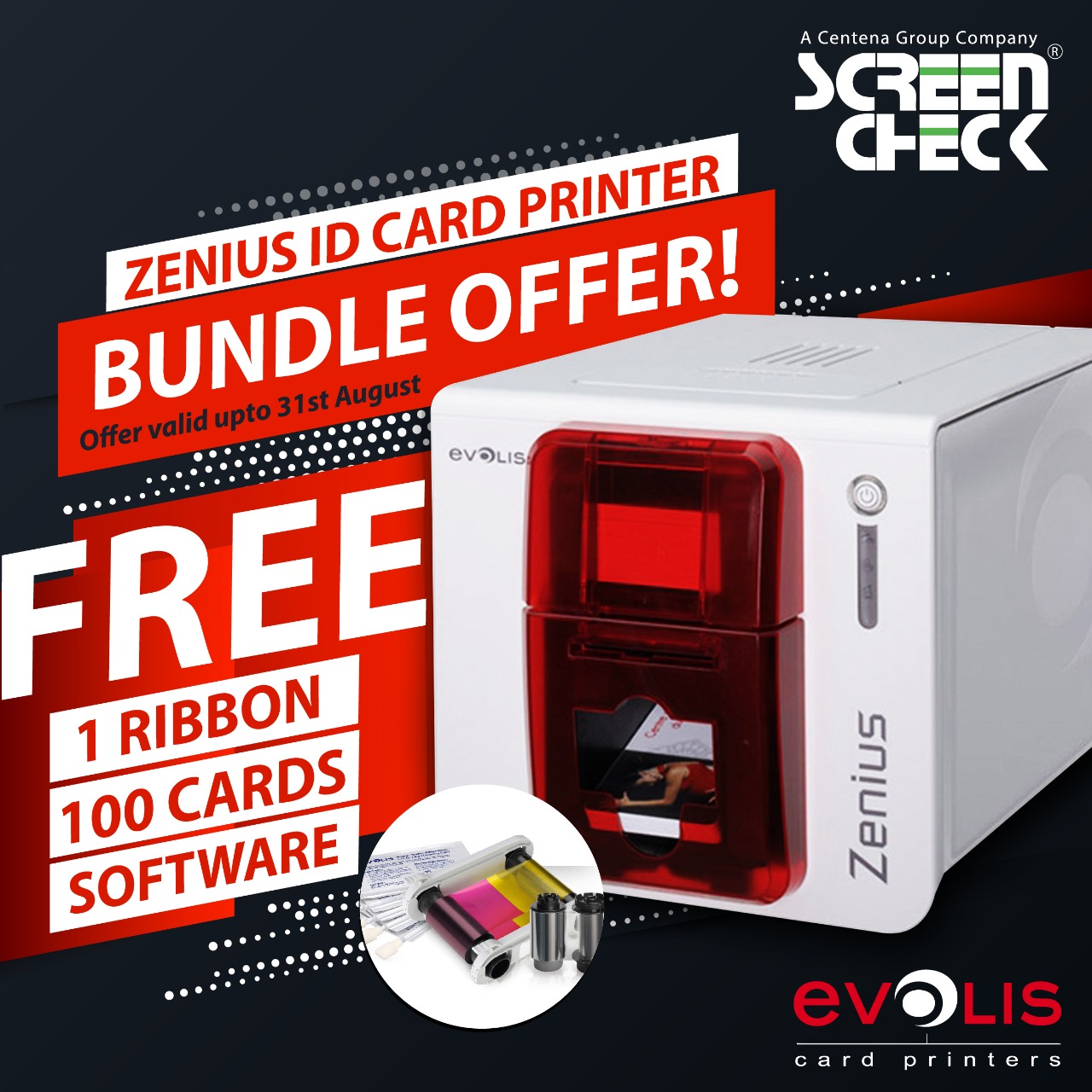 Evolis Zenius Id Card Printer Screencheck Middle East Facebook
