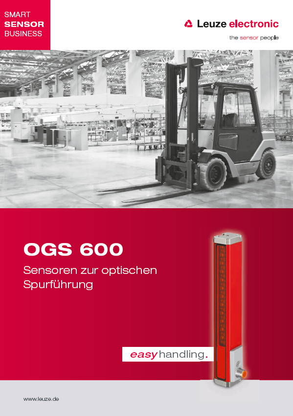 Leuze Deutschland - ***NEU: Sensoren zur optischen Spurführung ...